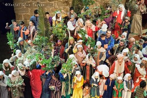 Processó de Verges. Foto: Xavier Llop Torres http://laprocessodeverges.com/entrada-de-jesus-jerusalem/